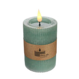 Świeca Pillar LED - GREEN image 1