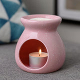 Kominek ceramiczny - Różowy