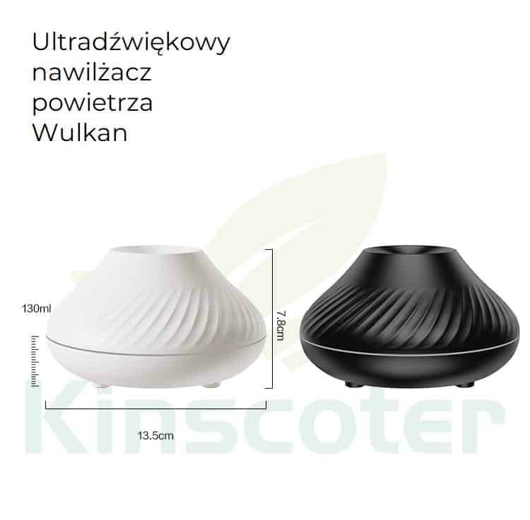 Nawilżacz powietrza wulkan czarny image 1