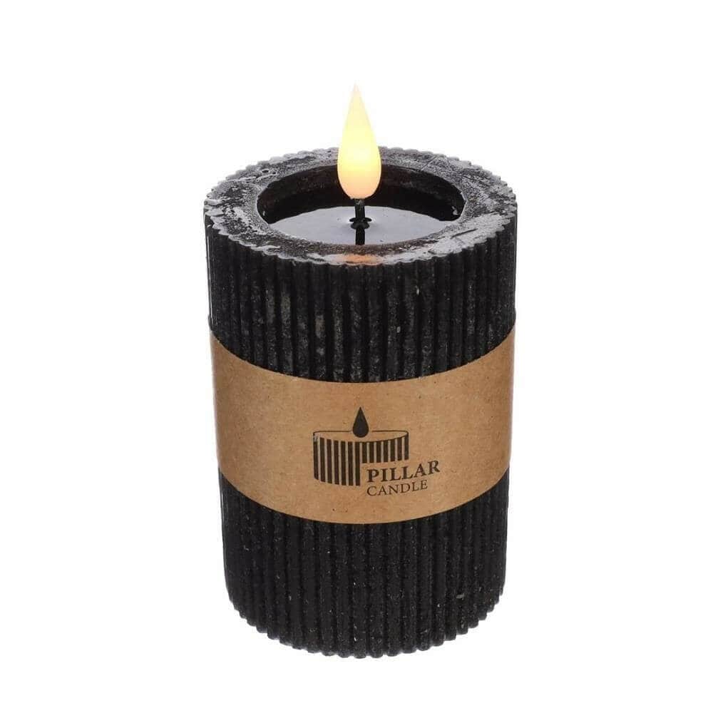 Świeca Pillar LED - BLACK image 1