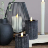Świeca Pillar LED - BLACK image 0