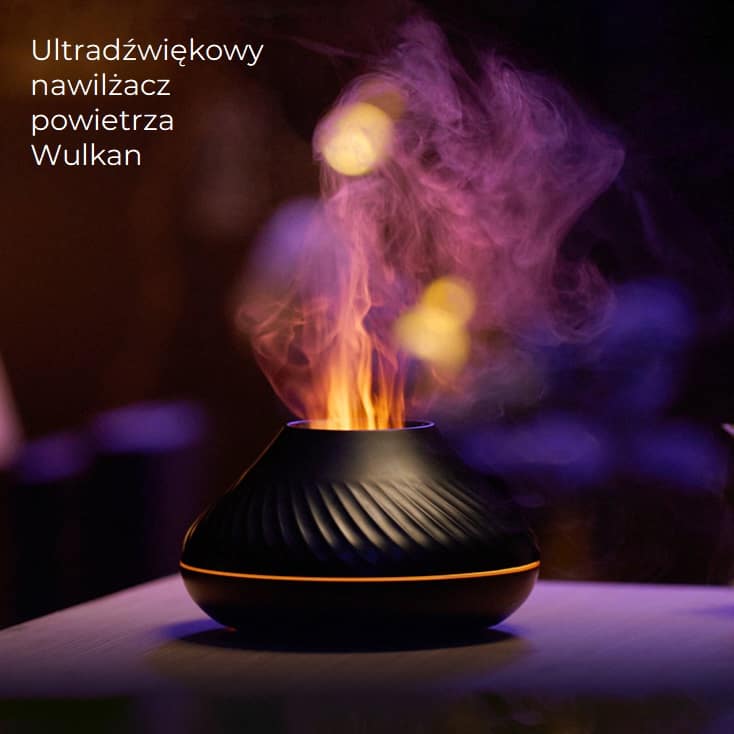 Nawilżacz powietrza wulkan czarny image 0