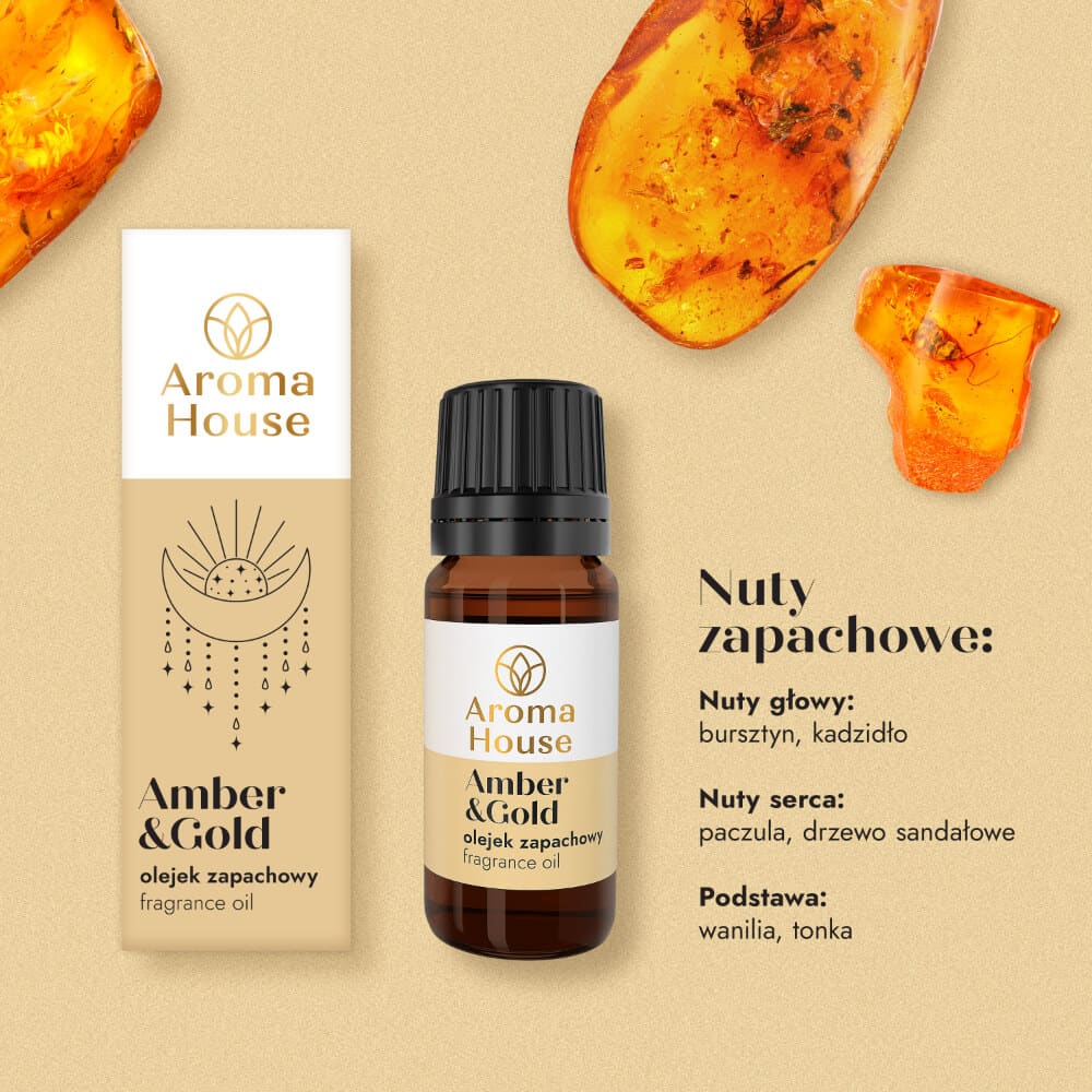 Olejek zapachowy AMBER & GOLD image 1