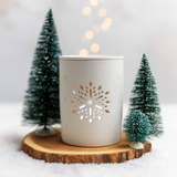 Kominek ceramiczny - Biała Śnieżka