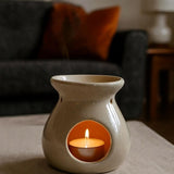Kominek ceramiczny - Beżowy