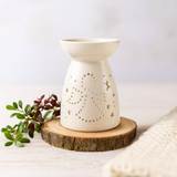 Kominek ceramiczny - Biały Anioł